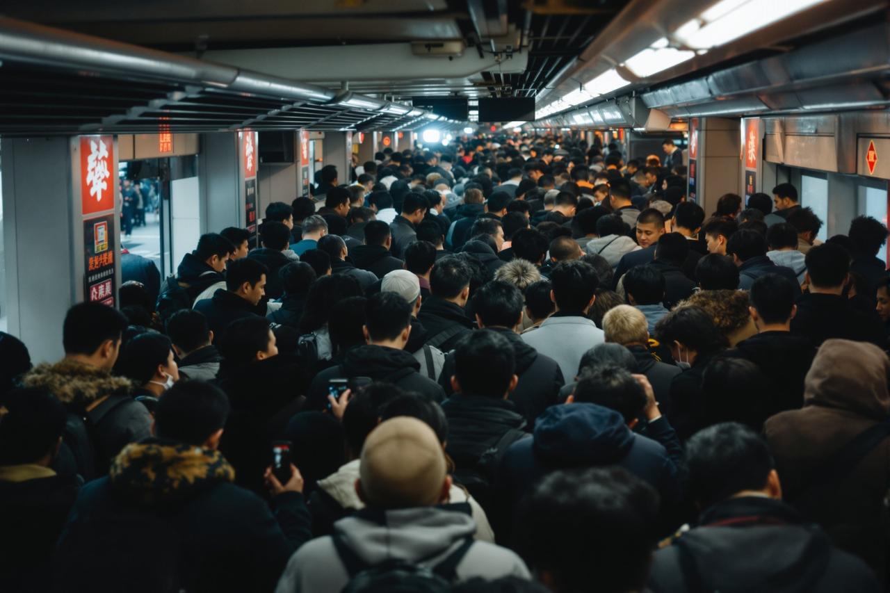 某城市地铁乘客因让座问题引发肢体冲突,警方介入调查 - 58吃瓜 某城市地铁乘客因让座问题冲突的社会新闻配图